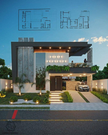 Casa com 5 Quartos à Venda, 433 m² em Alphaville Fortaleza - Eusébio