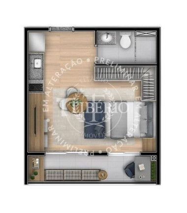 Imagem Apartamento com 1 Quarto à Venda, 22 m² em Alto Da Boa Vista - São Paulo