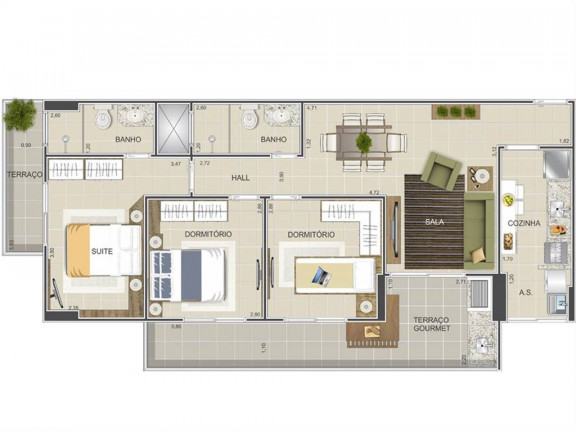 Imagem Apartamento com 3 Quartos à Venda, 88 m² em Tupi - Praia Grande Imagem Apartamento com 3 Quartos à Venda, 88 m² em Tupi - Praia Grande