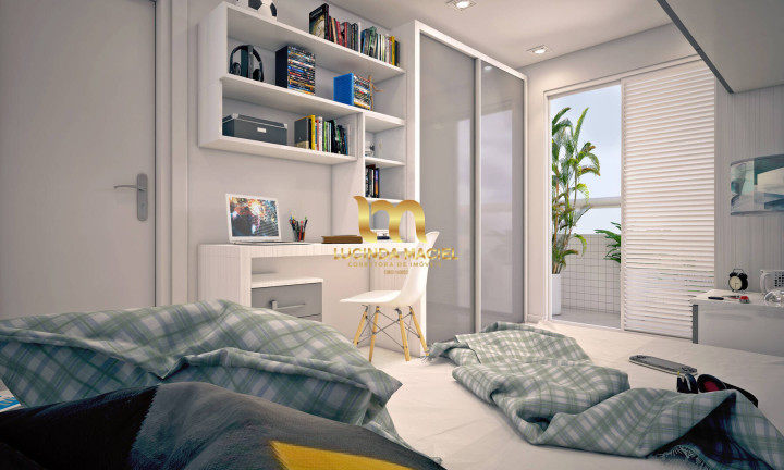 Imagem Apartamento com 2 Quartos à Venda, 63 m² em Maracanã - Praia Grande