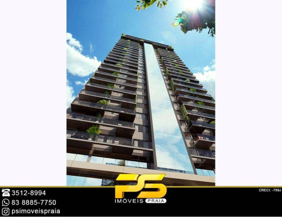 Imagem Apartamento com 2 Quartos à Venda, 140 m² em Jardim Oceania - João Pessoa