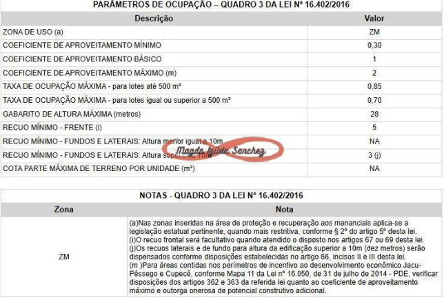 Terreno à Venda, 1.000 m² em Parque Fongaro - São Paulo
