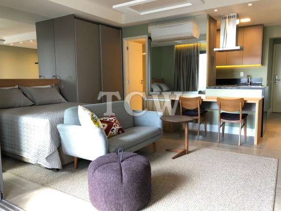 Imagem Apartamento com 1 Quarto à Venda, 43 m² em Brooklin - São Paulo Imagem Apartamento com 1 Quarto à Venda, 43 m² em Brooklin - São Paulo