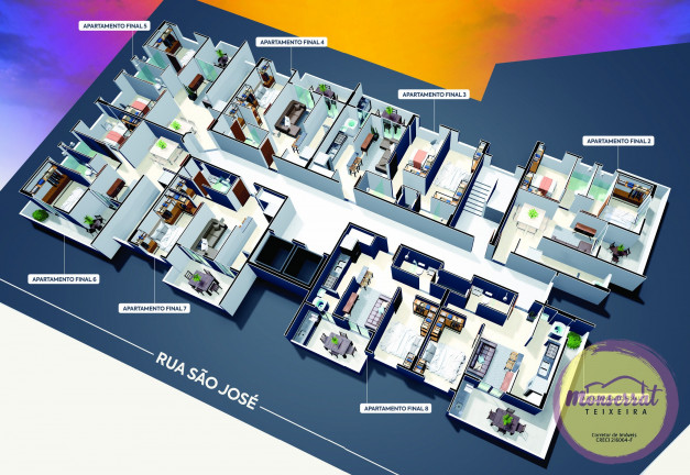 Imagem Imóvel com 1 Quarto à Venda, 55 m² em Caiçara - Praia Grande Imagem Imóvel com 1 Quarto à Venda, 55 m² em Caiçara - Praia Grande