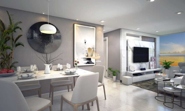 Imagem Apartamento com 2 Quartos à Venda, 71 m² em Guilhermina - Praia Grande