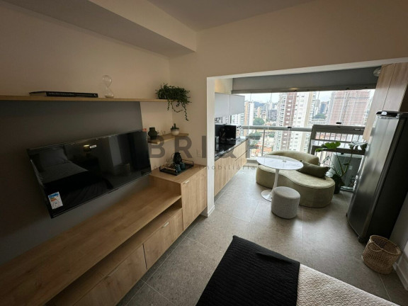 Imagem Apartamento com 1 Quarto para Alugar, 32 m² em Santo Amaro - São Paulo Imagem Apartamento com 1 Quarto para Alugar, 32 m² em Santo Amaro - São Paulo