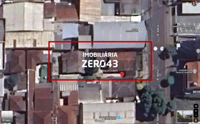 Terreno à Venda, 585 m² em Centro - Londrina