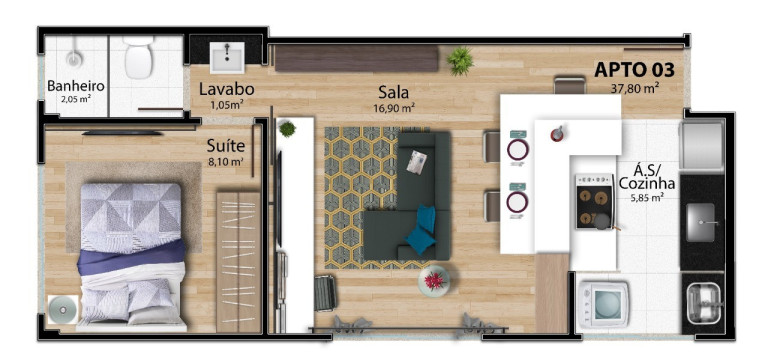 Imagem Imóvel com 1 Quarto à Venda, 42 m² em Mata Da Praia - Vitória Imagem Imóvel com 1 Quarto à Venda, 42 m² em Mata Da Praia - Vitória