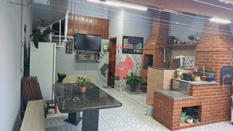 Imagem Sobrado com 3 Quartos à Venda, 205 m² em Vila Camilópolis - Santo André