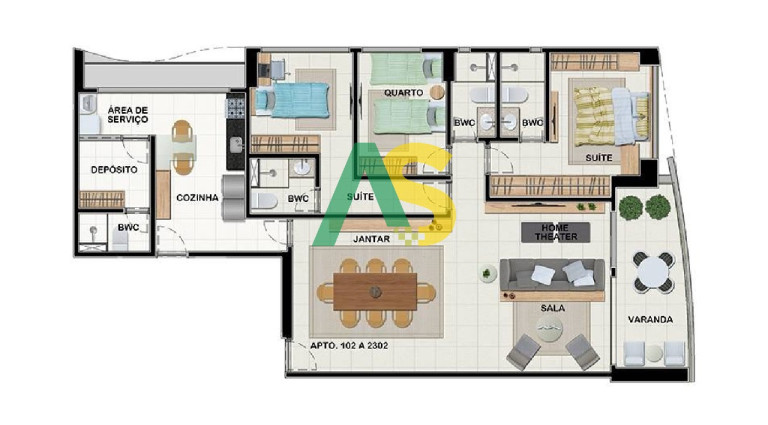 Imagem Imóvel com 3 Quartos à Venda, 99 m² em Casa Caiada - Olinda Imagem Imóvel com 3 Quartos à Venda, 99 m² em Casa Caiada - Olinda