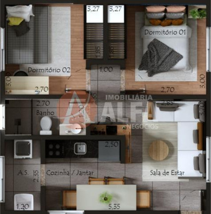 Imagem Apartamento com 2 Quartos à Venda, 50 m² em Chácara Vista Alegre - Cotia Imagem Apartamento com 2 Quartos à Venda, 50 m² em Chácara Vista Alegre - Cotia