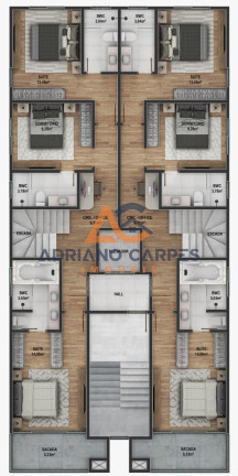Imagem Cobertura com 3 Quartos à Venda, 161 m² em Centro - Navegantes Imagem Cobertura com 3 Quartos à Venda, 161 m² em Centro - Navegantes
