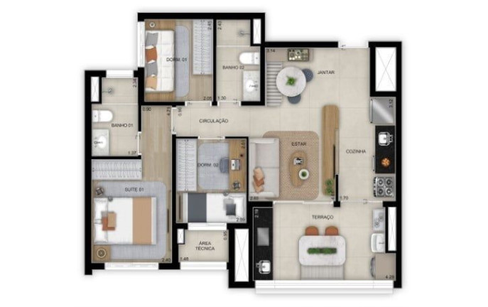 Imagem Apartamento com 1 Quarto à Venda, 40 m² em Alto Da Boa Vista - São Paulo Imagem Apartamento com 1 Quarto à Venda, 40 m² em Alto Da Boa Vista - São Paulo