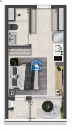Imagem Apartamento com 1 Quarto à Venda, 27 m² em Vila Clementino - São Paulo Imagem Apartamento com 1 Quarto à Venda, 27 m² em Vila Clementino - São Paulo