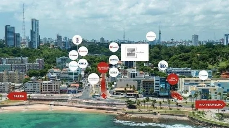 Apartamento com 1 Quarto à Venda, 36 m² em Rio Vermelho - Salvador