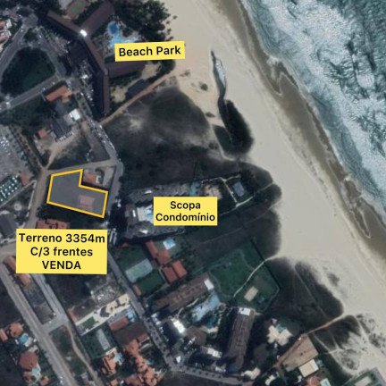 Terreno à Venda, 3.354 m² em Porto Das Dunas - Aquiraz