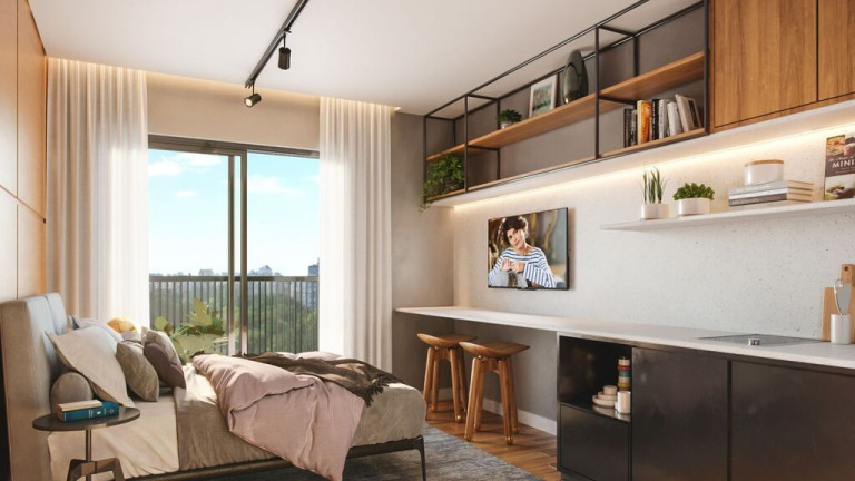 Imagem Apartamento com 2 Quartos à Venda, 45 m² em Santo Amaro - São Paulo
