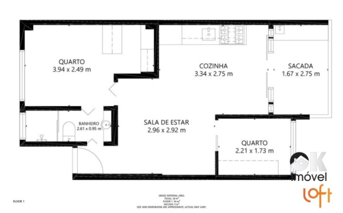 Imagem Apartamento com 2 Quartos à Venda, 46 m² em Higienópolis - São Paulo Imagem Apartamento com 2 Quartos à Venda, 46 m² em Higienópolis - São Paulo