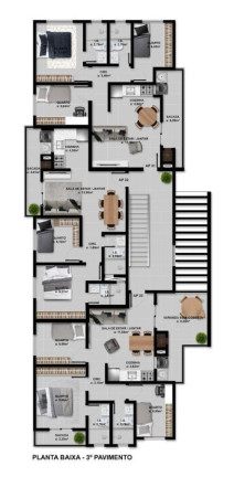 Imagem Apartamento com 3 Quartos à Venda, 65 m² em Afonso Pena - São José Dos Pinhais