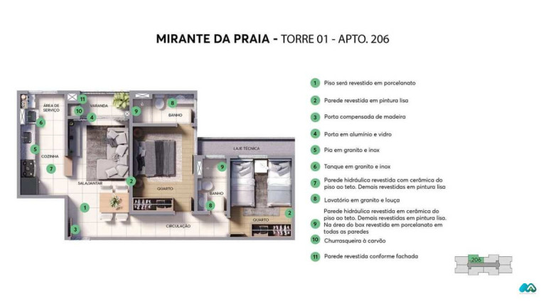Imagem Apartamento com 2 Quartos à Venda, 57 m² em Cruz Das Almas - Maceió