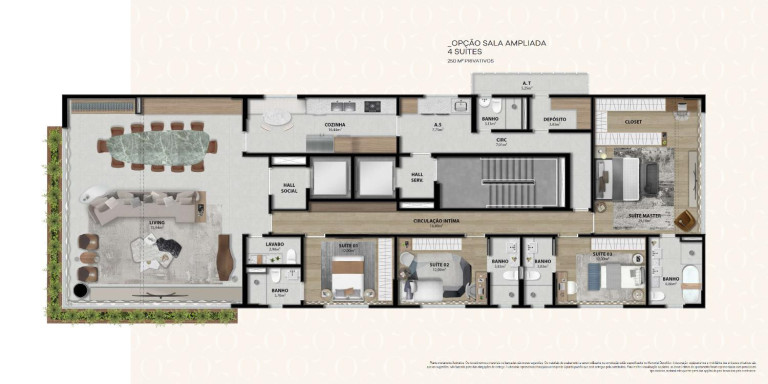 Imagem Apartamento com 4 Quartos à Venda, 251 m² em Praia Do Canto - Vitória