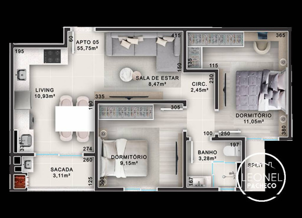 Imagem Apartamento com 2 Quartos à Venda, 55 m² em Santo Antonio - Balneário Piçarras