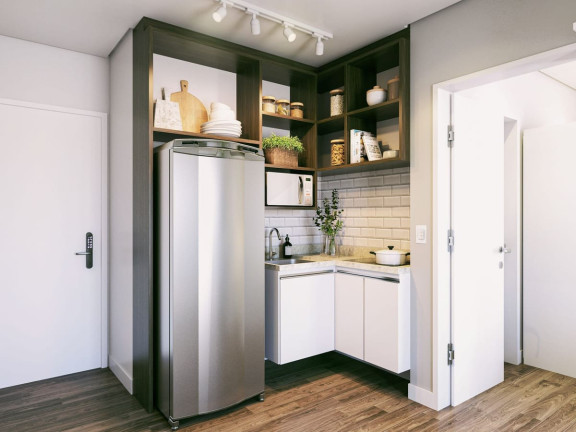 Imagem Apartamento com 1 Quarto para Alugar, 34 m² em Pinheiros - São Paulo