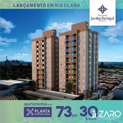 Apartamento com 3 Quartos à Venda, 73 m² em Jardim Portugal - Rio Claro