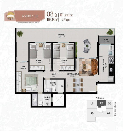 Imagem Apartamento com 3 Quartos à Venda, 95 m² em Praia Do Morro - Guarapari Imagem Apartamento com 3 Quartos à Venda, 95 m² em Praia Do Morro - Guarapari