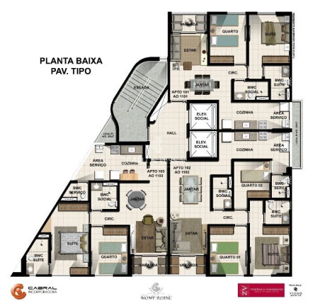 Imagem Apartamento com 3 Quartos à Venda, 73 m² em Casa Amarela - Recife