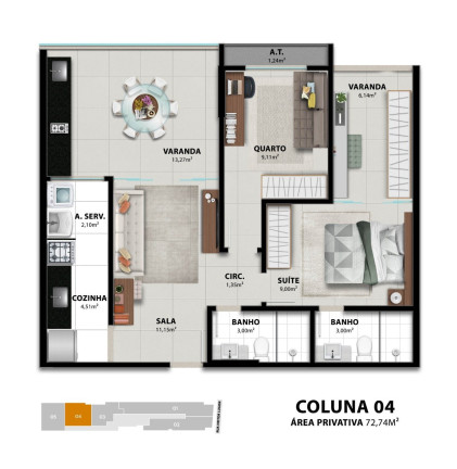 Imagem Apartamento com 2 Quartos à Venda, 78 m² em Praia Do Morro - Guarapari Imagem Apartamento com 2 Quartos à Venda, 78 m² em Praia Do Morro - Guarapari