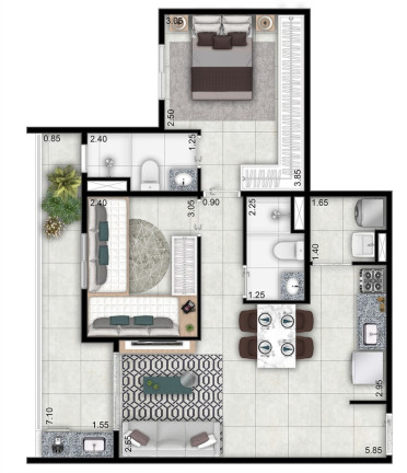 Imagem Imóvel com 2 Quartos à Venda, 57 m² em Aclimação - São Paulo Imagem Imóvel com 2 Quartos à Venda, 57 m² em Aclimação - São Paulo