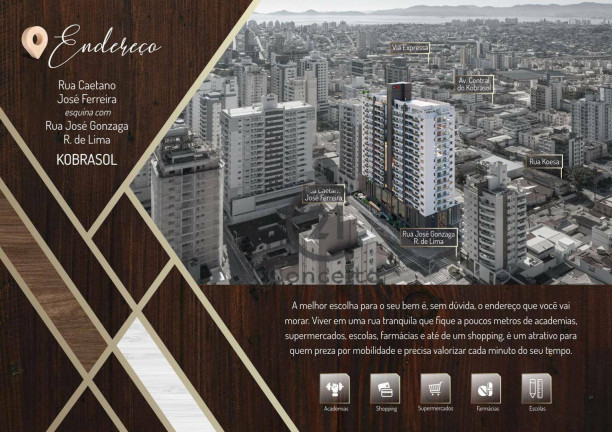 Imagem Apartamento com 2 Quartos à Venda, 79 m² em Kobrasol - São José Imagem Apartamento com 2 Quartos à Venda, 79 m² em Kobrasol - São José