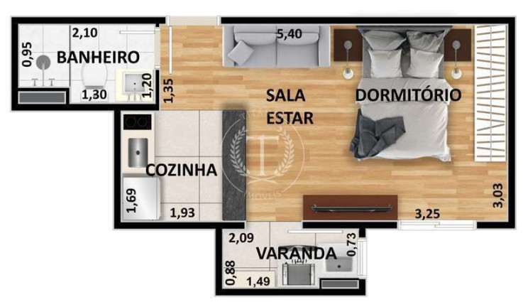 Imagem Apartamento com 2 Quartos à Venda, 38 m² em Vila Parque Jabaquara - São Paulo