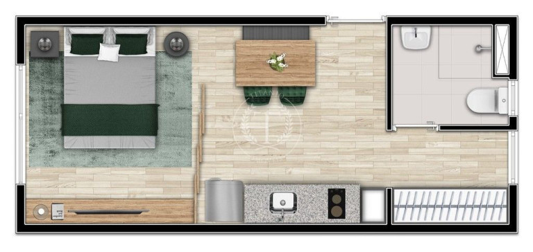 Imagem Apartamento com 1 Quarto à Venda, 25 m² em Bela Vista - São Paulo