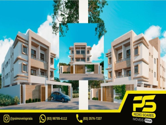 Apartamento com 2 Quartos à Venda, 54 m² em Aeroclube - João Pessoa