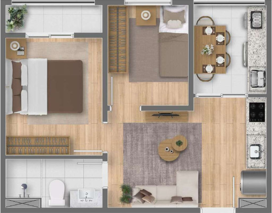 Imagem Studio com 1 Quarto à Venda, 17 m² em Itaquera - São Paulo