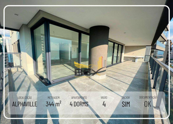 Apartamento com 4 Quartos à Venda, 344 m² em Alphaville Industrial - Barueri