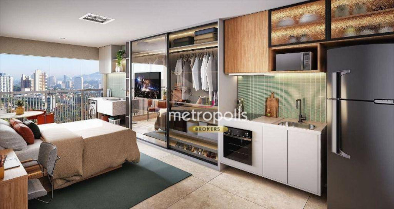 Studio com 1 Quarto à Venda, 37 m² em Sumaré - São Paulo