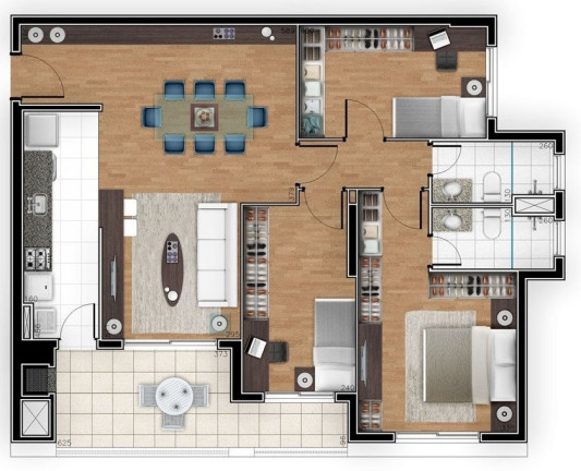 Imagem Apartamento com 2 Quartos à Venda, 81 m² em água Verde - Curitiba Imagem Apartamento com 2 Quartos à Venda, 81 m² em água Verde - Curitiba