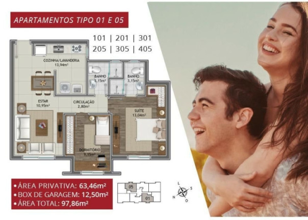 Imagem Cobertura com 2 Quartos à Venda, 63 m² em Várzea Grande - Gramado