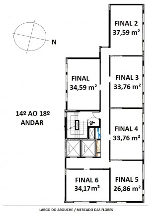 Imagem Apartamento com 2 Quartos à Venda, 33 m² em República - São Paulo Imagem Apartamento com 2 Quartos à Venda, 33 m² em República - São Paulo