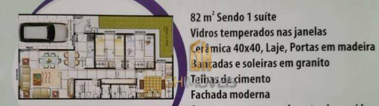 Imagem Casa com 3 Quartos à Venda, 82 m² em Conjunto Vera Cruz - Goiânia
