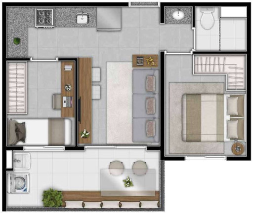 Imagem Apartamento com 1 Quarto à Venda, 36 m² em Santana - São Paulo Imagem Apartamento com 1 Quarto à Venda, 36 m² em Santana - São Paulo