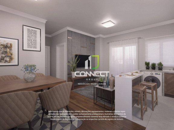 Imagem Apartamento com 2 Quartos à Venda, 45 m² em Cordeiros - Itajaí