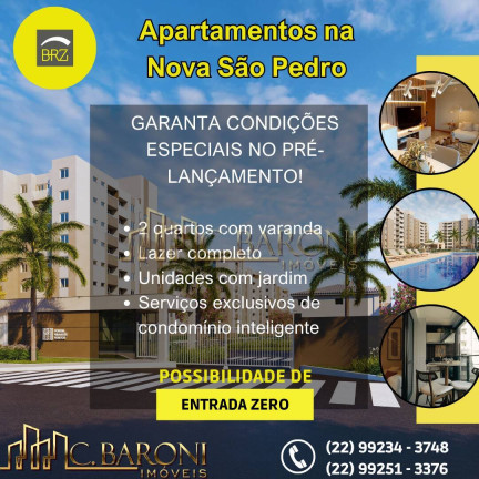Imagem Apartamento com 2 Quartos à Venda, 53 m² em Nova São Pedro - São Pedro Da Aldeia