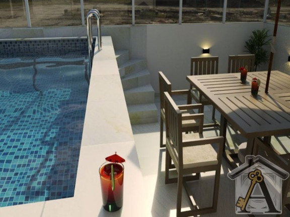 Imagem Casa com 2 Quartos à Venda, 115 m² em Marapé - Santos Imagem Casa com 2 Quartos à Venda, 115 m² em Marapé - Santos