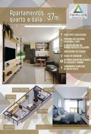 Imagem Apartamento com 1 Quarto à Venda, 37 m² em Centro - Juiz De Fora