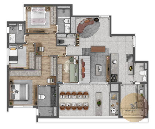 Imagem Apartamento com 4 Quartos à Venda, 132 m² em Vila Clementino - São Paulo