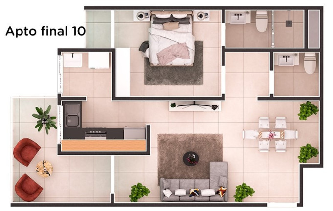 Imagem Apartamento com 2 Quartos à Venda, 67 m² em Centro - Itanhaém Imagem Apartamento com 2 Quartos à Venda, 67 m² em Centro - Itanhaém